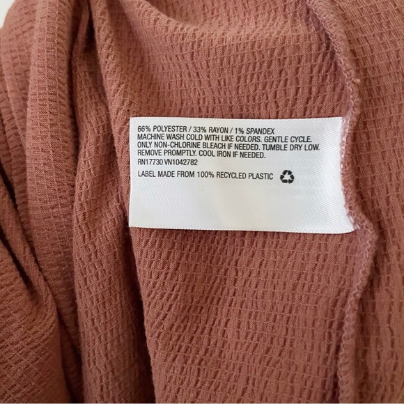 Wild Fable Mini Dress Women's Size S Blush Bow Straps Sleeveless Stretch Summer - Picture 5 of 6